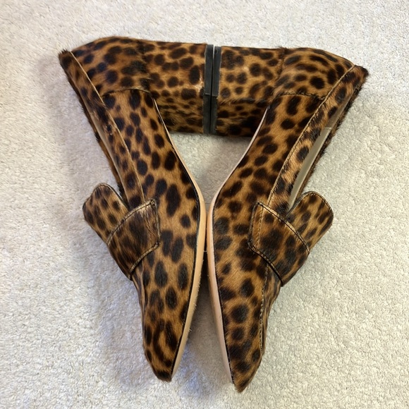 Boden calf hair animal print block heel loafers - Picture 6 of 7